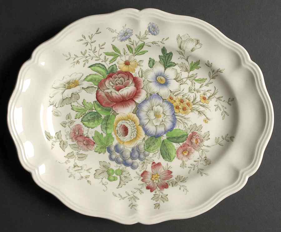 Malvern 10" Oval Serving Platter by Royal Doulton-1