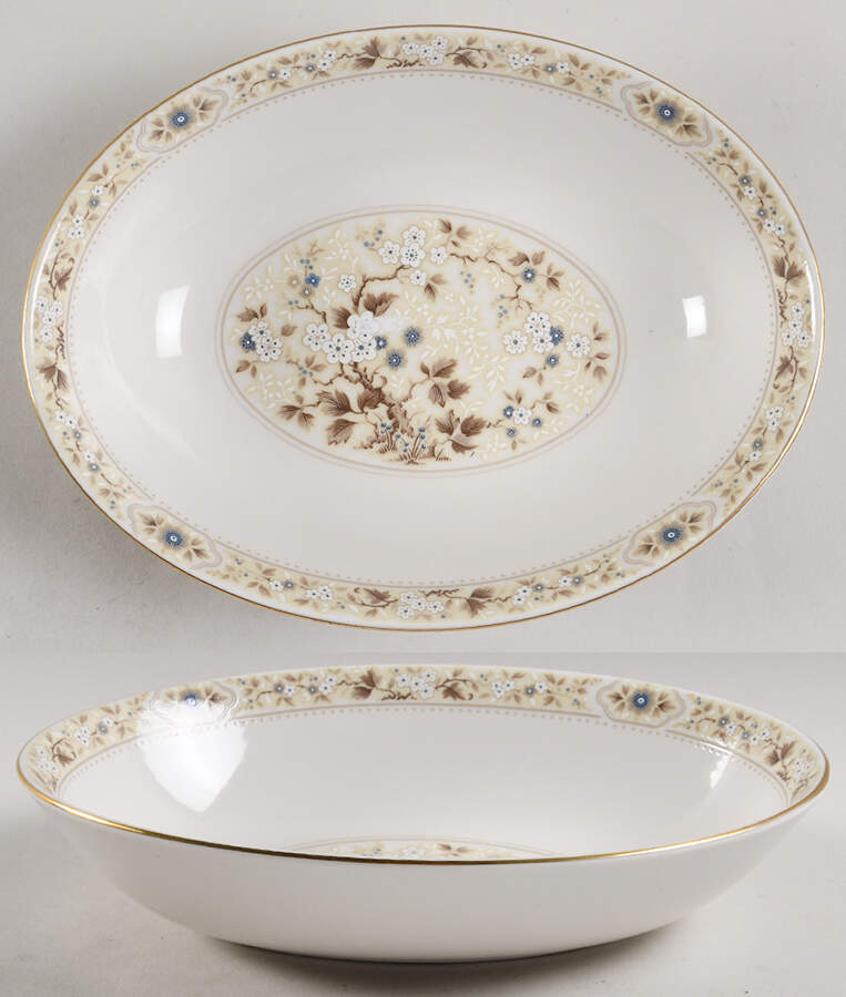 Mandalay 9" Oval Vegetable Bowl by Royal Doulton-1