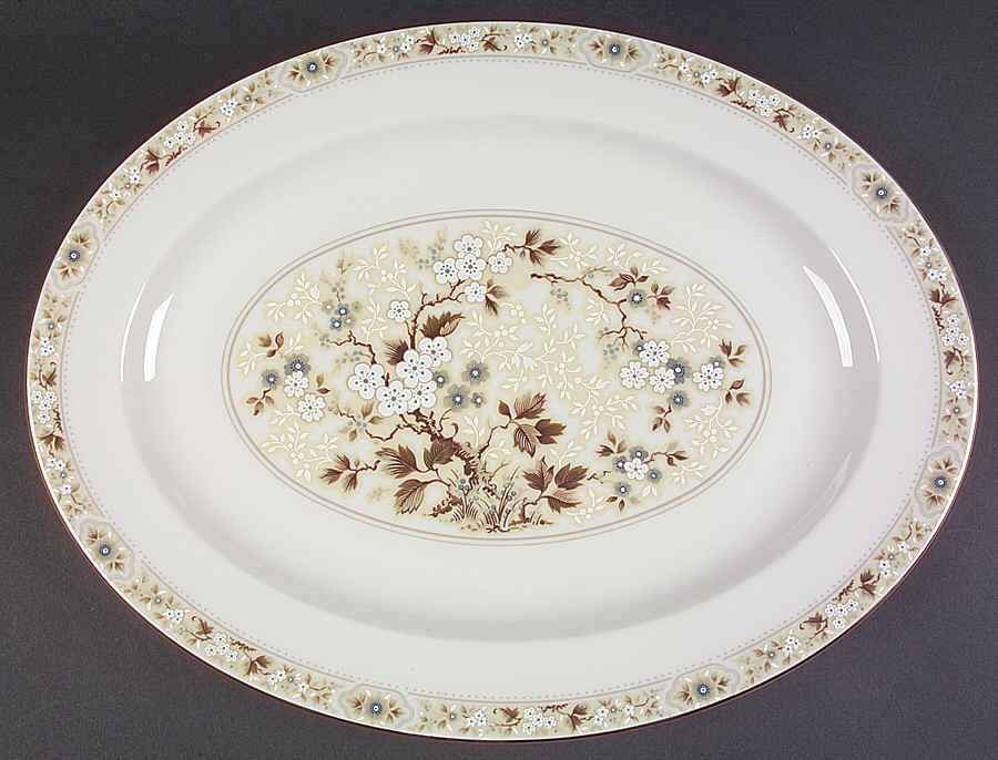 Mandalay 16" Oval Serving Platter by Royal Doulton-1