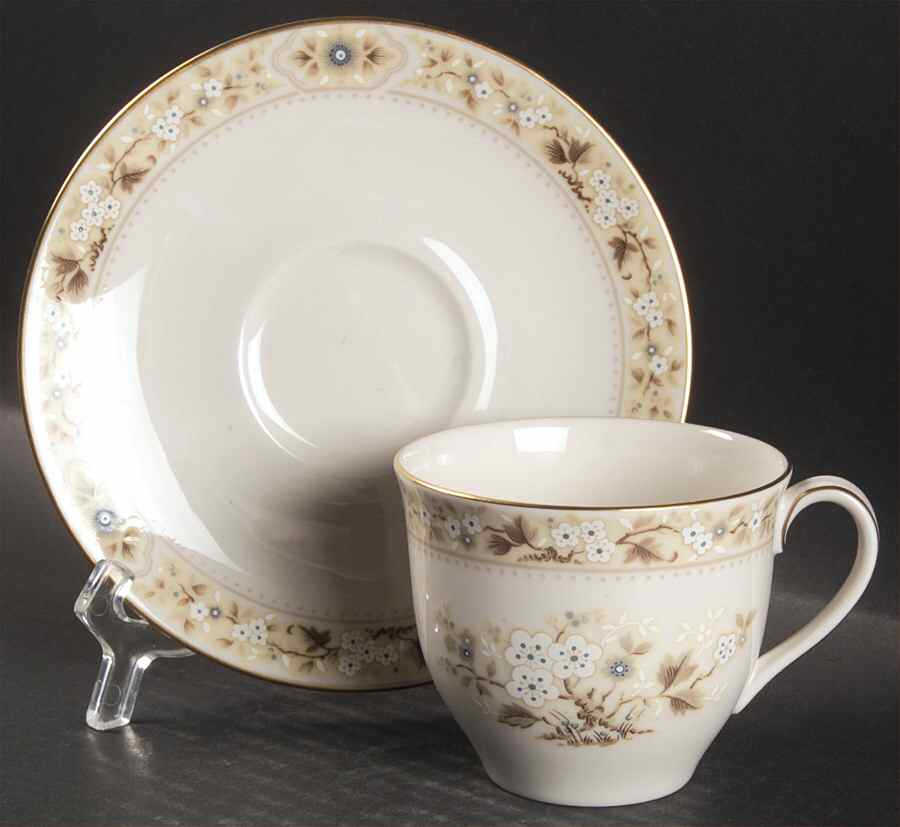 Mandalay Flat Cup & Saucer Set by Royal Doulton-1