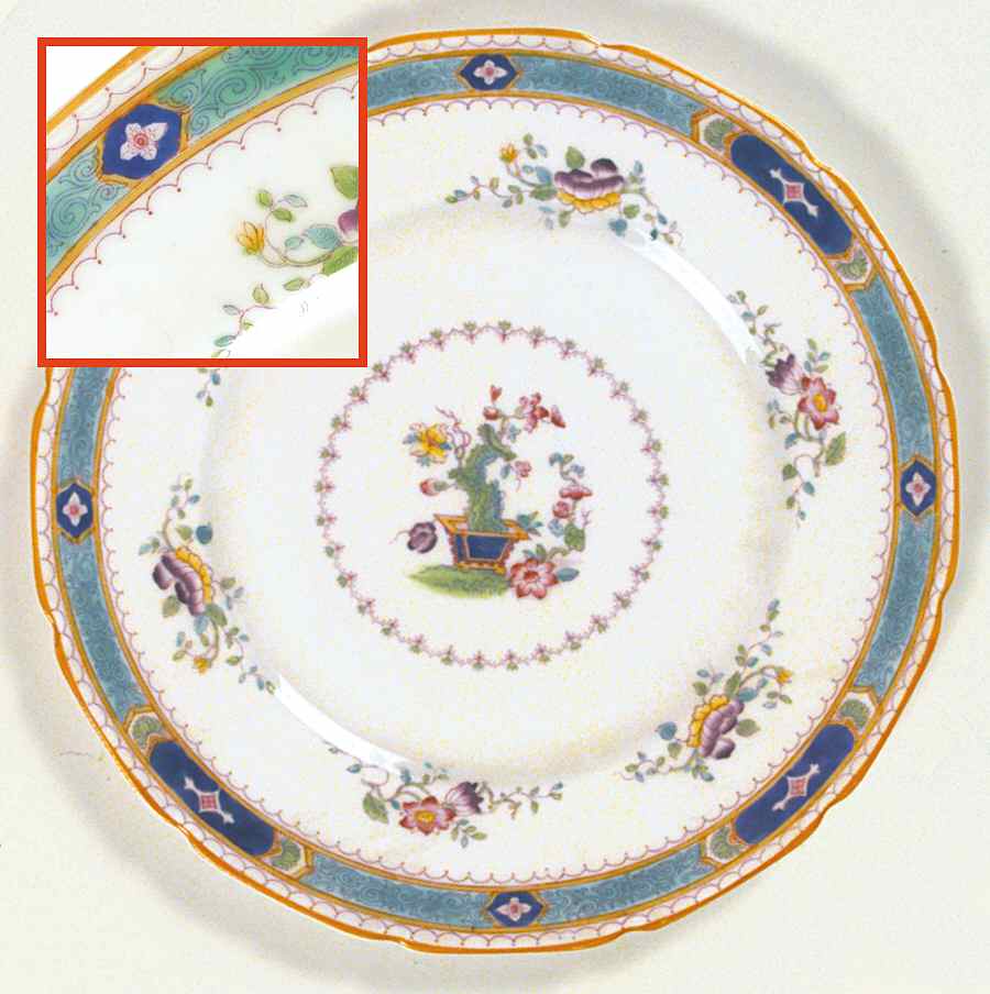 Mandarin (Scalloped) Dinner Plate by Royal Doulton-1