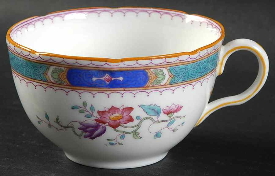 Mandarin (Scalloped) Flat Cup by Royal Doulton-1