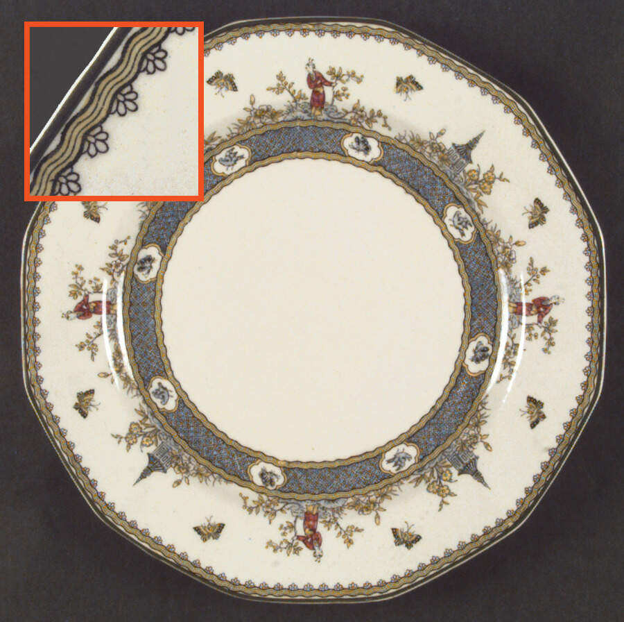 Mandarin Dinner Plate by Royal Doulton-1