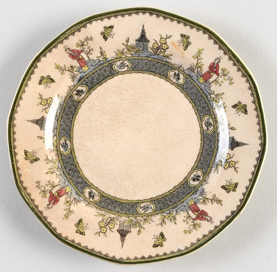 Mandarin Bread & Butter Plate by Royal Doulton-1