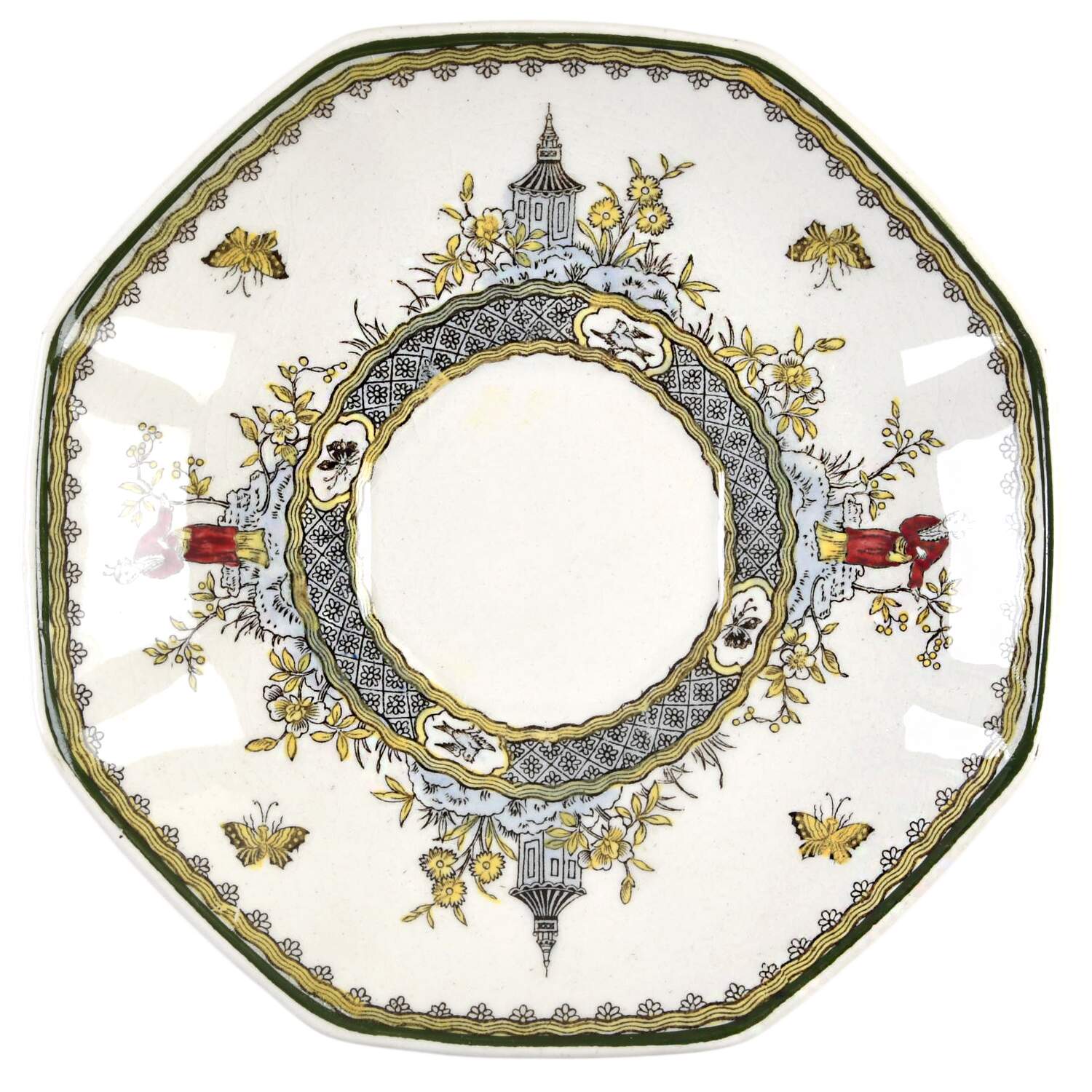 Mandarin Saucer by Royal Doulton-1