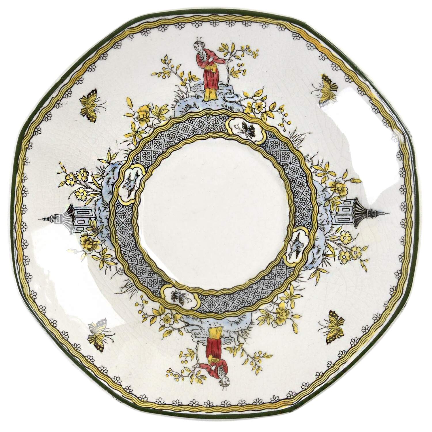 Mandarin Saucer for Oversized Cup by Royal Doulton-1