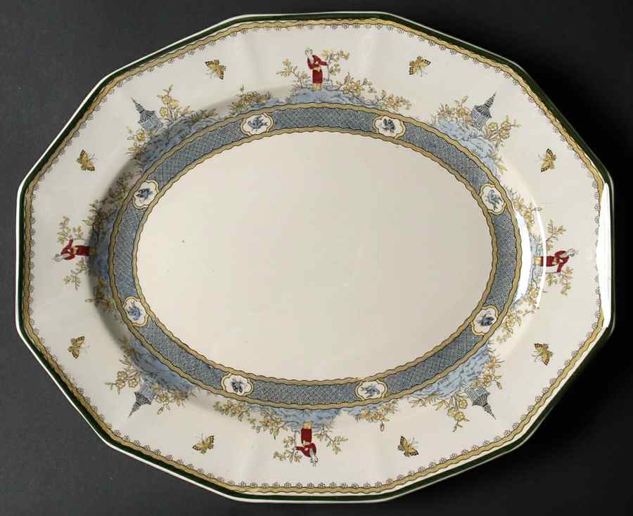 Mandarin 13" Oval Serving Platter by Royal Doulton-1