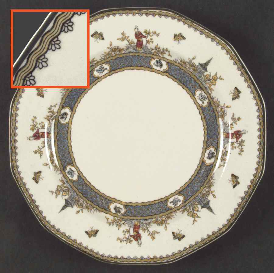 Mandarin Dinner Plate by Royal Doulton-1