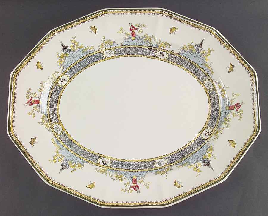 Mandarin 16" Oval Serving Platter by Royal Doulton-1