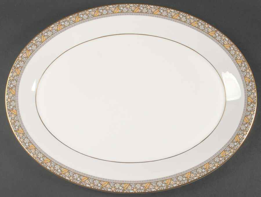 Maplewood 16" Oval Serving Platter by Royal Doulton-1
