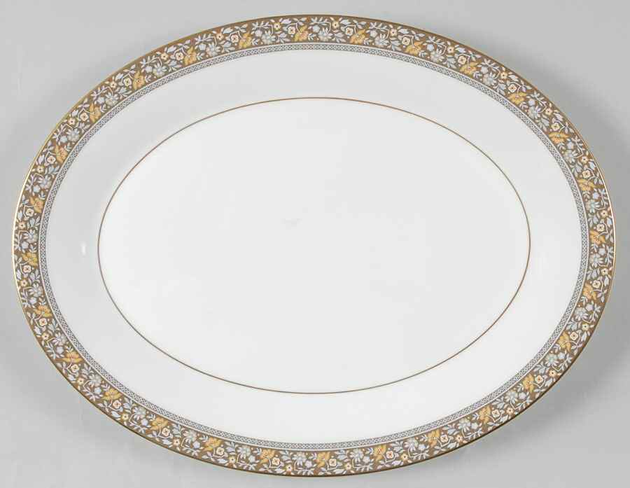Maplewood 13" Oval Serving Platter by Royal Doulton-1