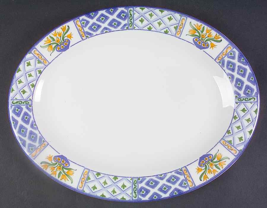 Marisol 13" Oval Serving Platter by Royal Doulton-1