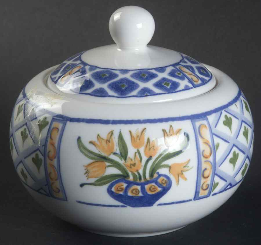 Marisol Sugar Bowl & Lid by Royal Doulton-1