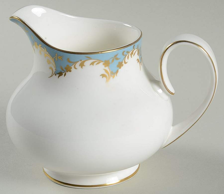 Marlborough Light Blue Creamer by Royal Doulton-1