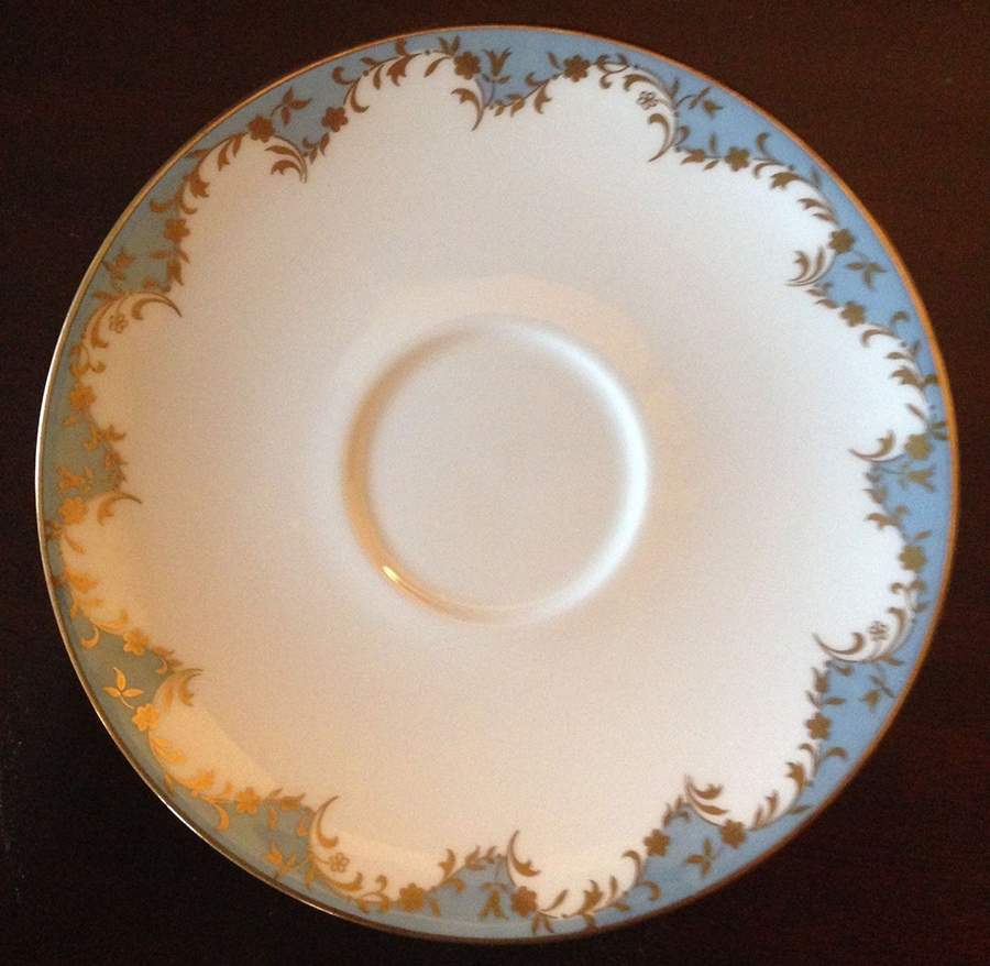 Marlborough Light Blue Saucer by Royal Doulton-1