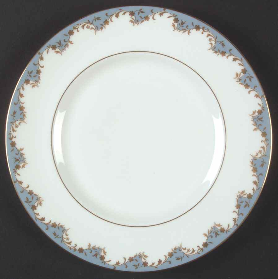 Marlborough Light Blue Salad Plate by Royal Doulton-1