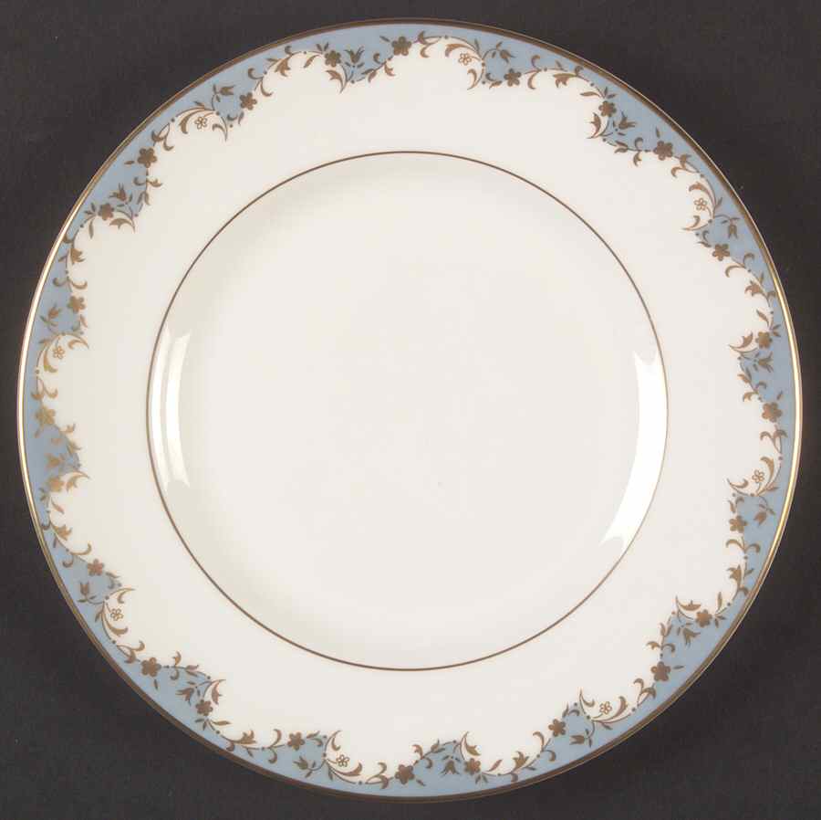 Marlborough Light Blue Bread & Butter Plate by Royal Doulton-1