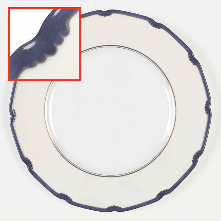 Marlborough Cobalt Blue Dinner Plate by Royal Doulton-1