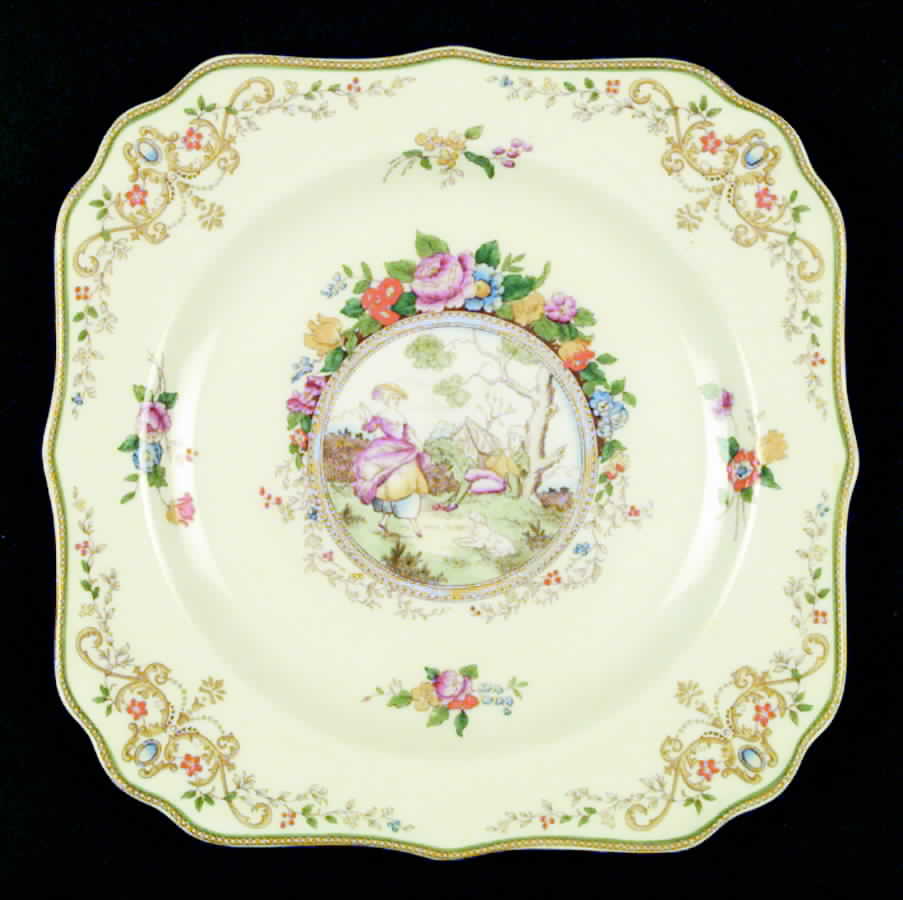 The Marmion Square Salad Plate by Royal Doulton-1