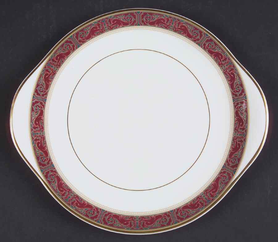 Martinique Handled Cake Plate by Royal Doulton-1