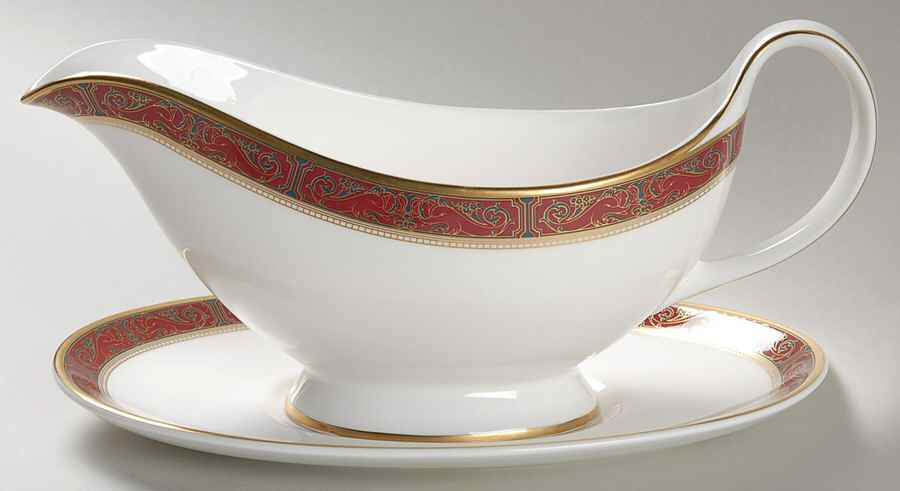Martinique Gravy Boat & Underplate by Royal Doulton-1