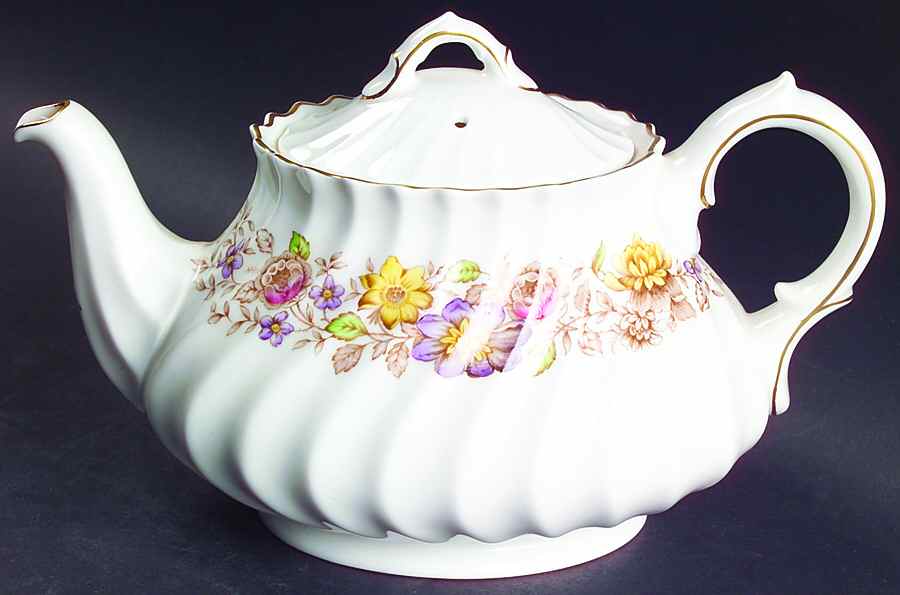 Mayfair Brown, Multicolor Teapot & Lid by Royal Doulton-1