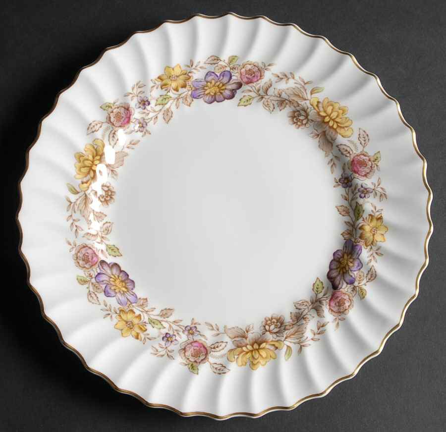 Mayfair Brown, Multicolor Luncheon Plate by Royal Doulton-1