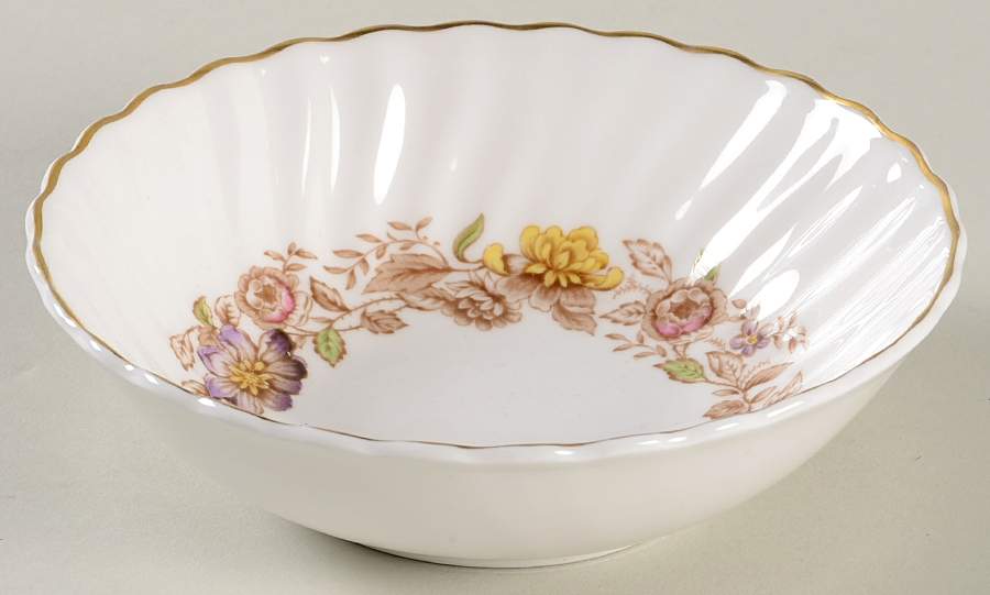 Mayfair Brown, Multicolor Fruit/Dessert (Sauce) Bowl by Royal Doulton-1