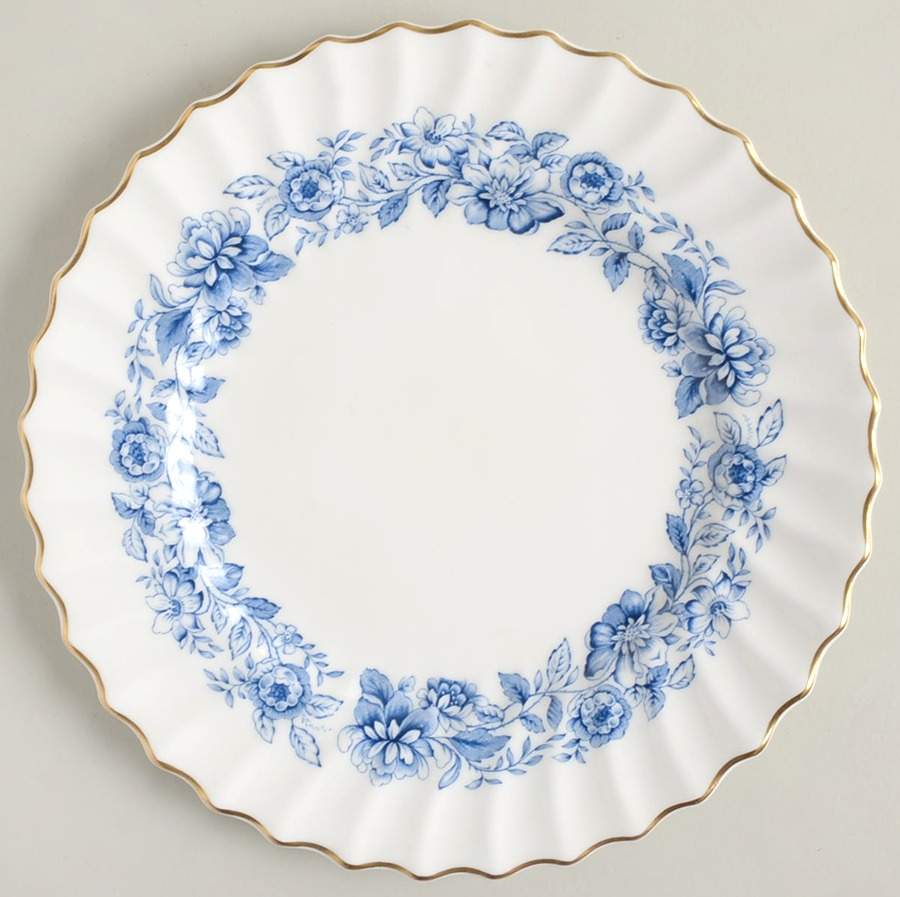 Mayfair Blue Bread & Butter Plate by Royal Doulton-1