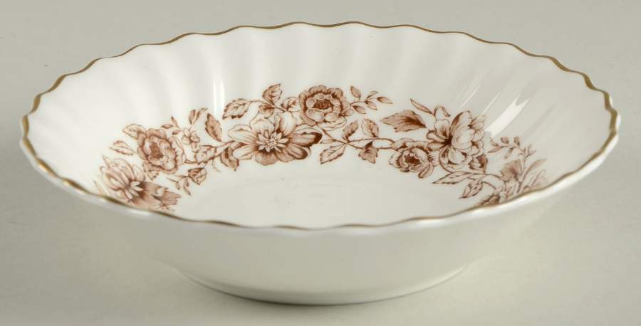 Mayfair Brown Fruit/Dessert (Sauce) Bowl by Royal Doulton-1