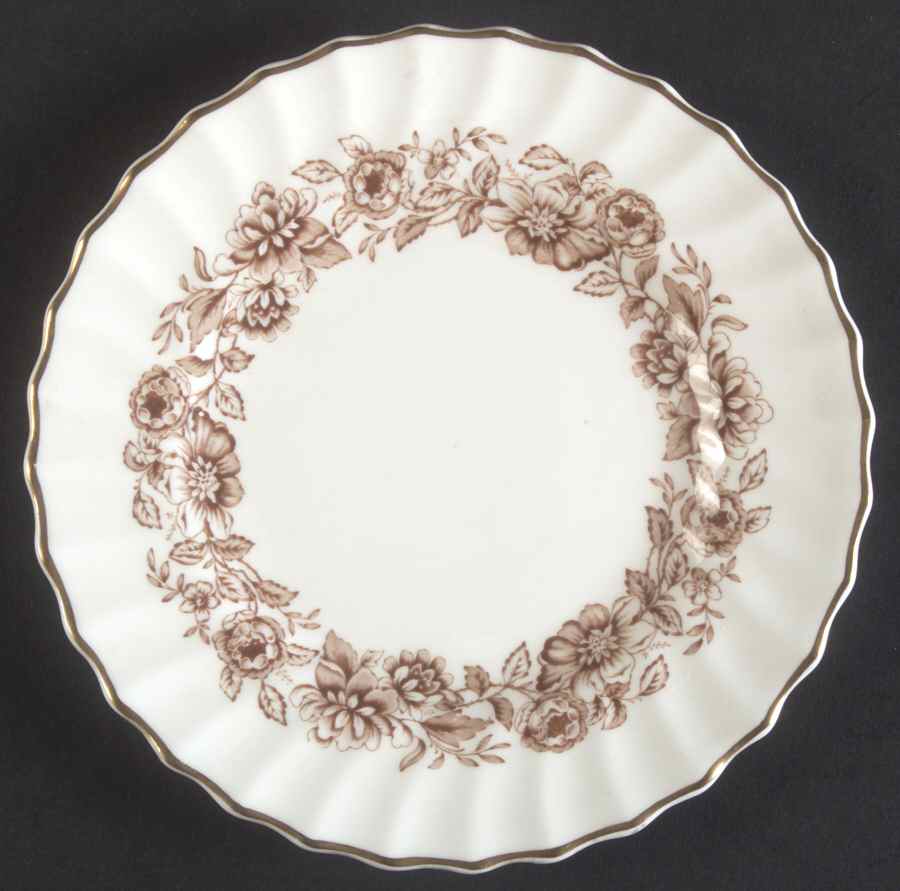 Mayfair Brown Bread & Butter Plate by Royal Doulton-1