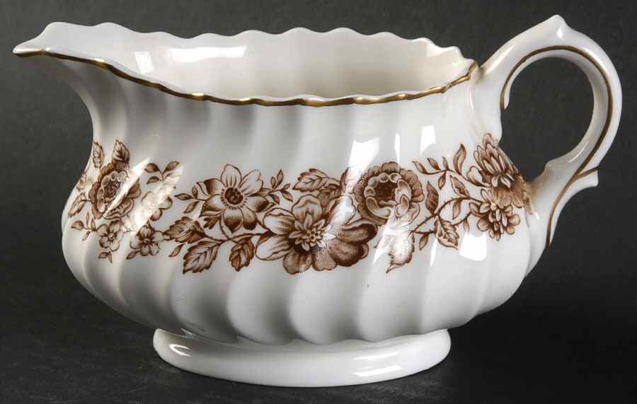 Mayfair Brown Creamer by Royal Doulton-1