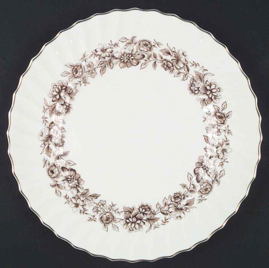 Mayfair Brown Dinner Plate by Royal Doulton-1