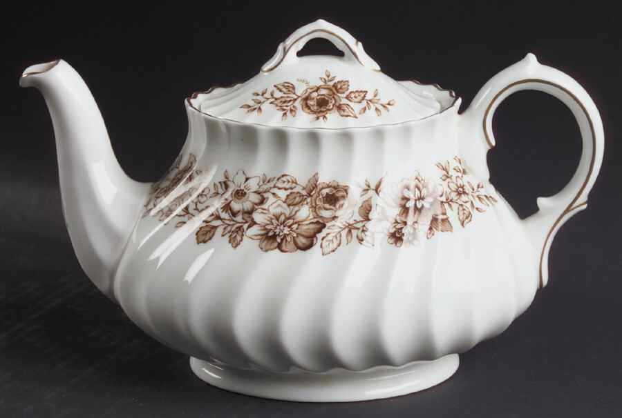 Mayfair Brown Teapot & Lid by Royal Doulton-1