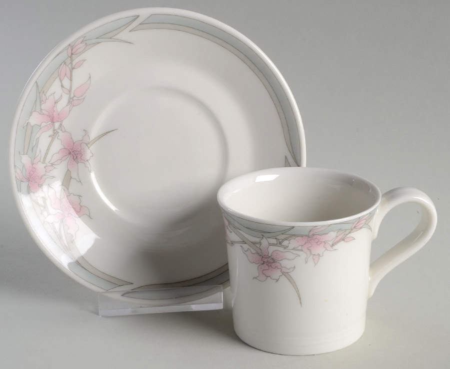 Mayfair (Lambethware) Flat Demitasse Cup & Saucer Set by Royal Doulton-1