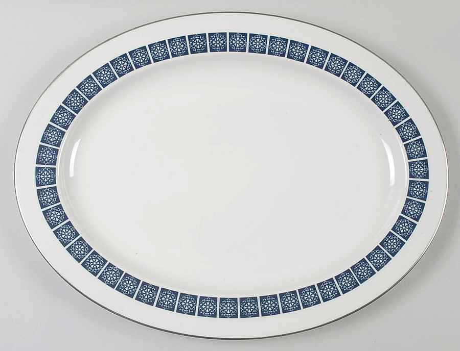 Medallion 15" Oval Serving Platter by Royal Doulton-1