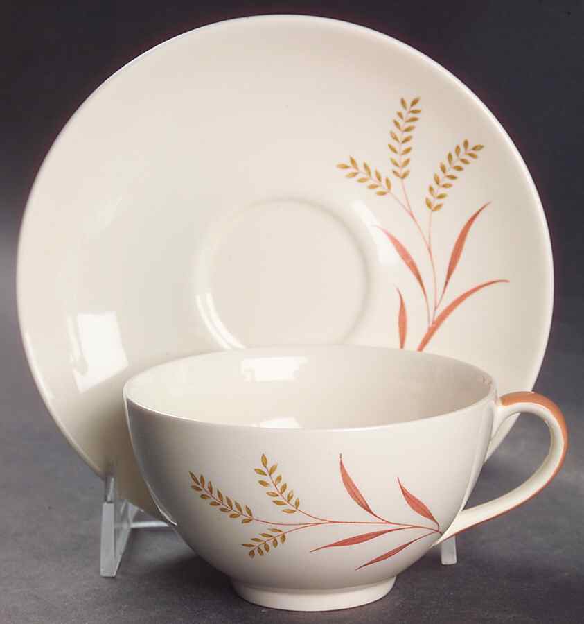 Meadow Glow Flat Cup & Saucer Set by Royal Doulton-1