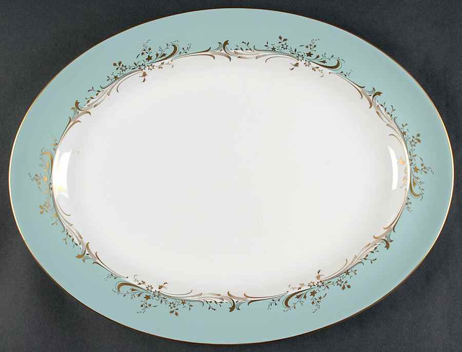 Melrose 16" Oval Serving Platter by Royal Doulton-1