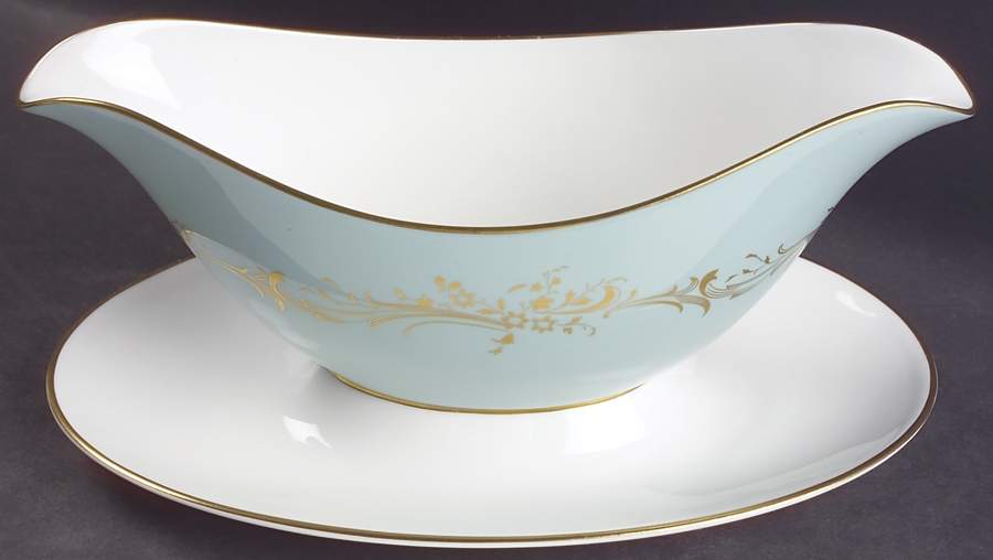 Melrose Gravy Boat with Attached Underplate by Royal Doulton-1
