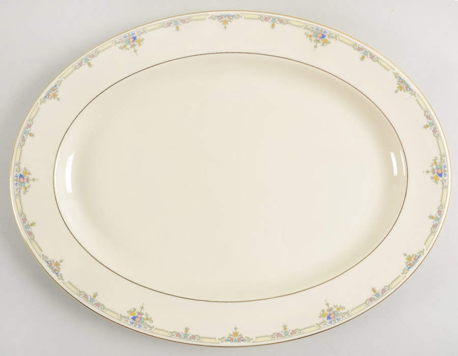 Melanie 16" Oval Serving Platter by Royal Doulton-1