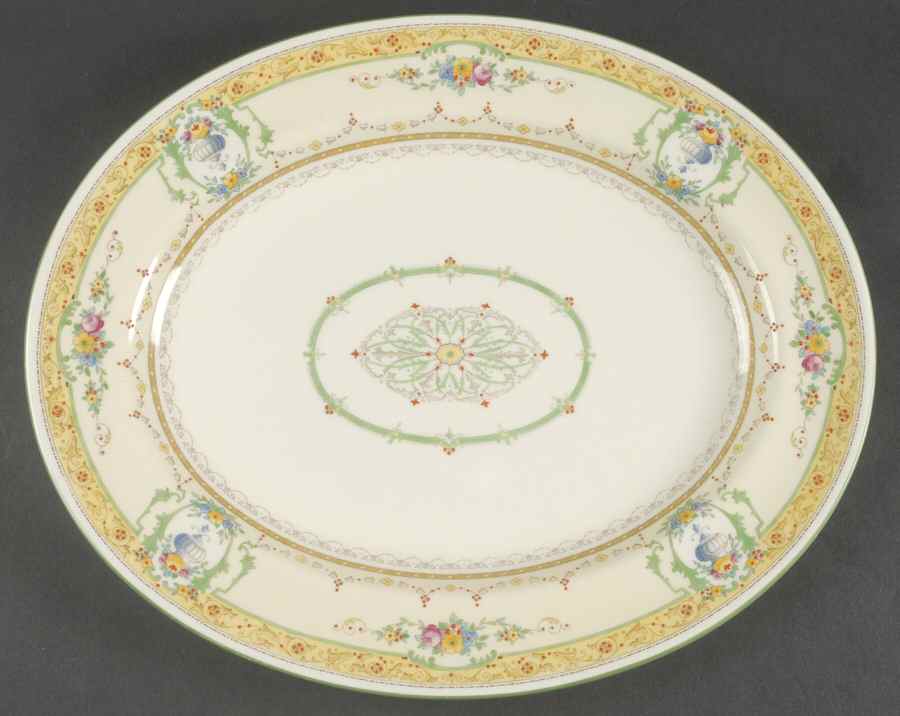 The Melfont 14" Oval Serving Platter by Royal Doulton-1
