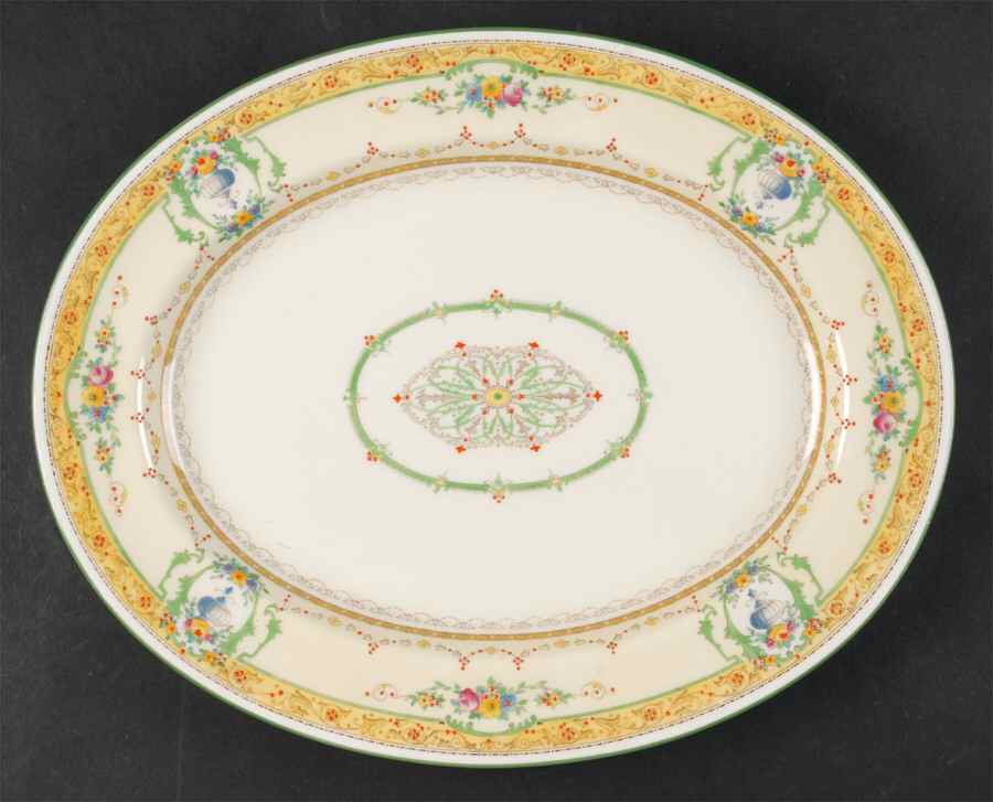 The Melfont 12" Oval Serving Platter by Royal Doulton-1