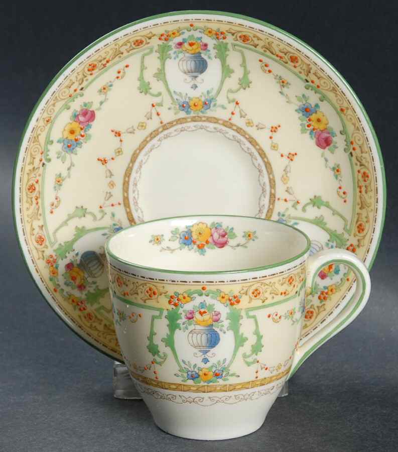 The Melfont Flat Demitasse Cup & Saucer Set by Royal Doulton-1