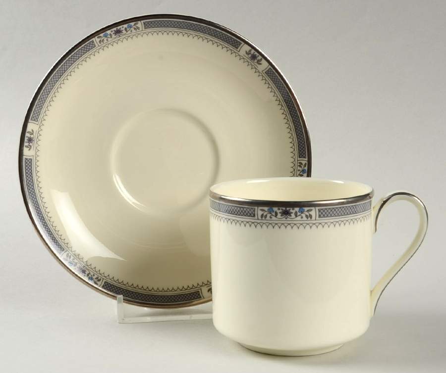 Melissa Flat Demitasse Cup & Saucer Set by Royal Doulton-1