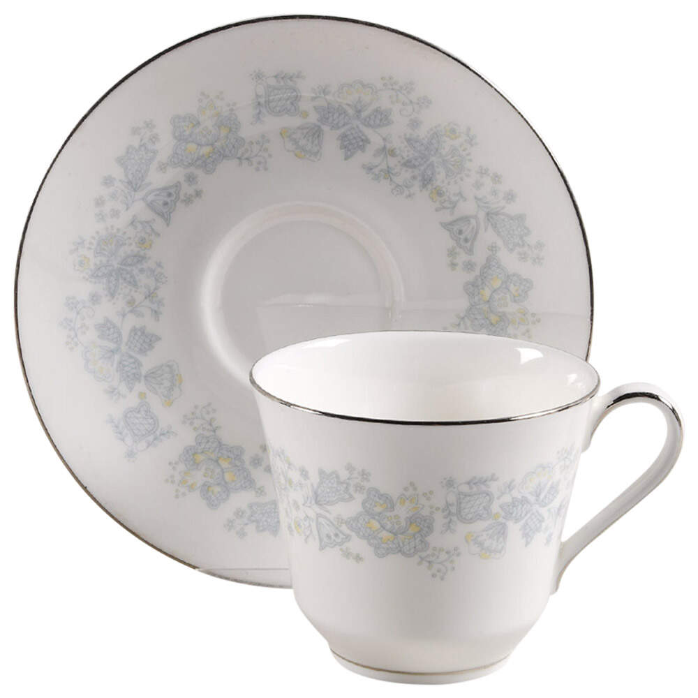 Meadow Mist Flat Cup & Saucer Set by Royal Doulton-1