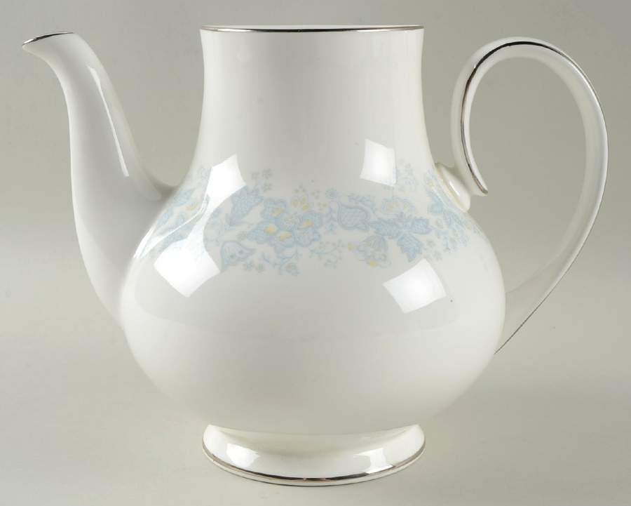 Meadow Mist Coffee Pot No Lid by Royal Doulton-1