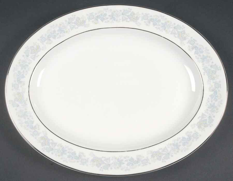 Meadow Mist 13" Oval Serving Platter by Royal Doulton-1