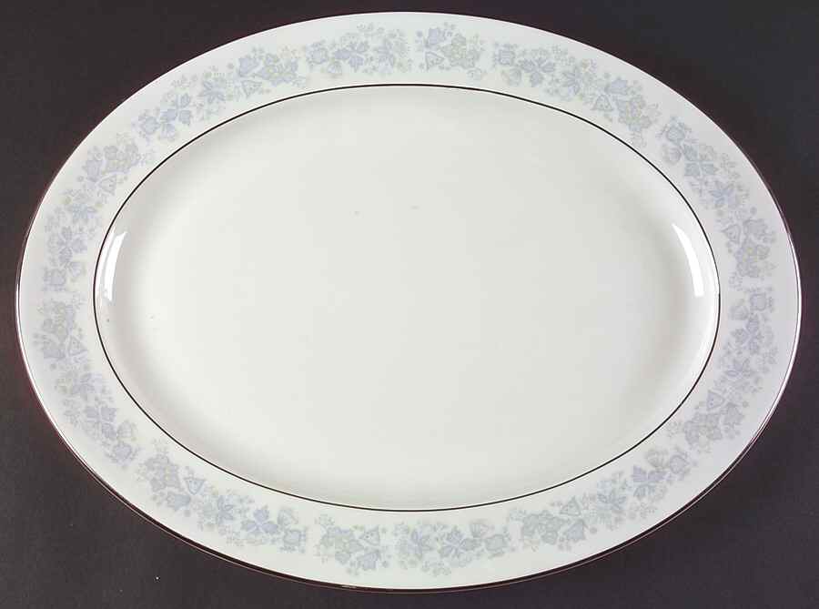 Meadow Mist 16" Oval Serving Platter by Royal Doulton-1