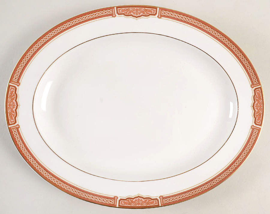 Meridian 13" Oval Serving Platter by Royal Doulton-1