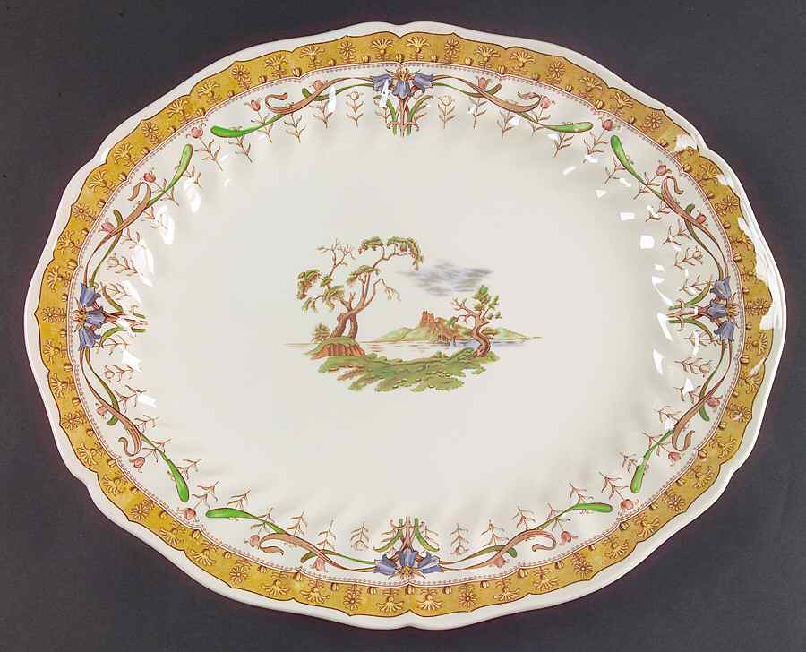 Michelham 15" Oval Serving Platter by Royal Doulton-1